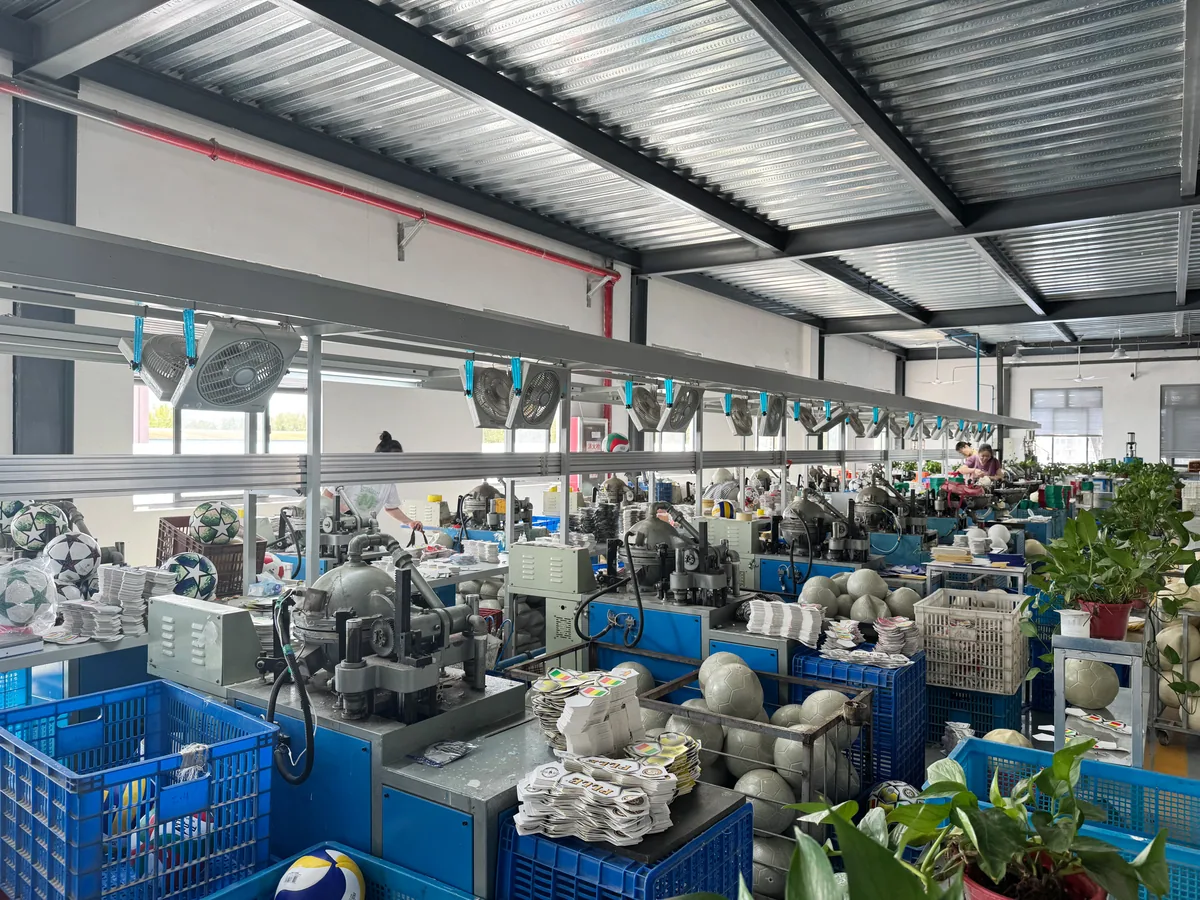 Laminated ball production line